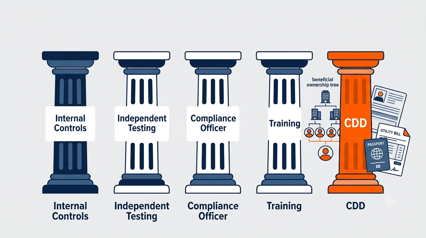 What Is the Fifth Pillar of BSA Compliance? Customer Due Diligence Explained